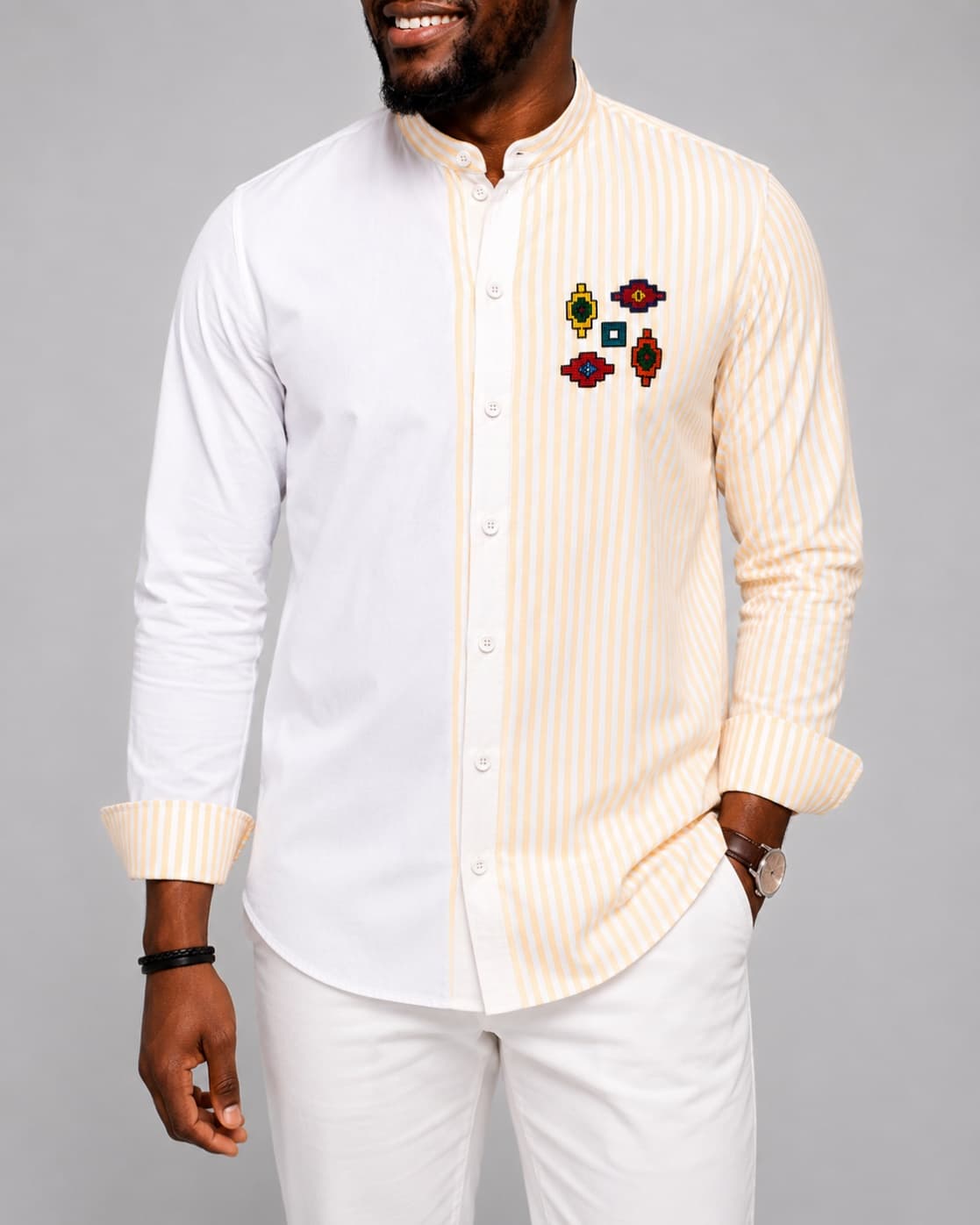 Chemise Akeikoi A Bloc Couleur