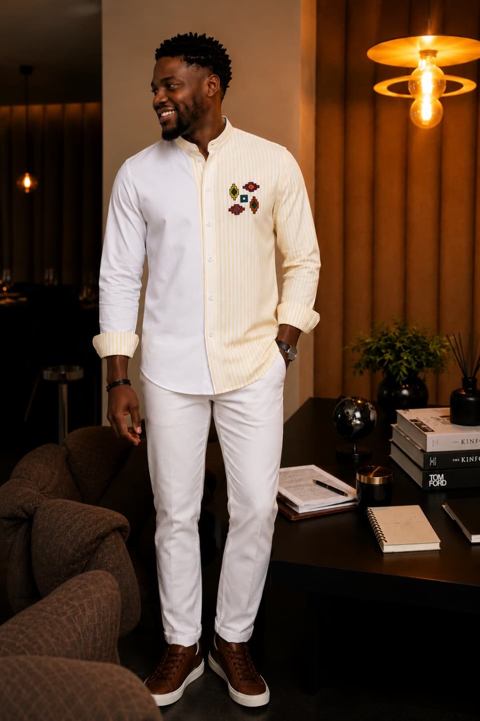 Chemise Akeikoi A Bloc Couleur 2